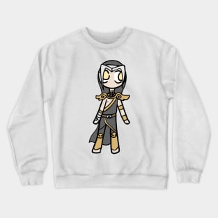 Thanatos Supergiant Hades Simple Chibi Sticker And Others Crewneck Sweatshirt